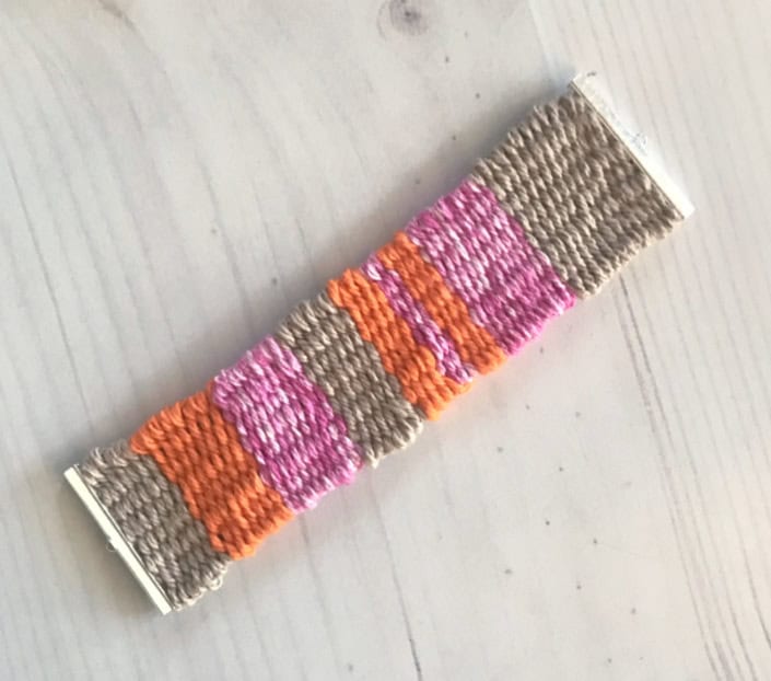 #wovenCuffBracelet