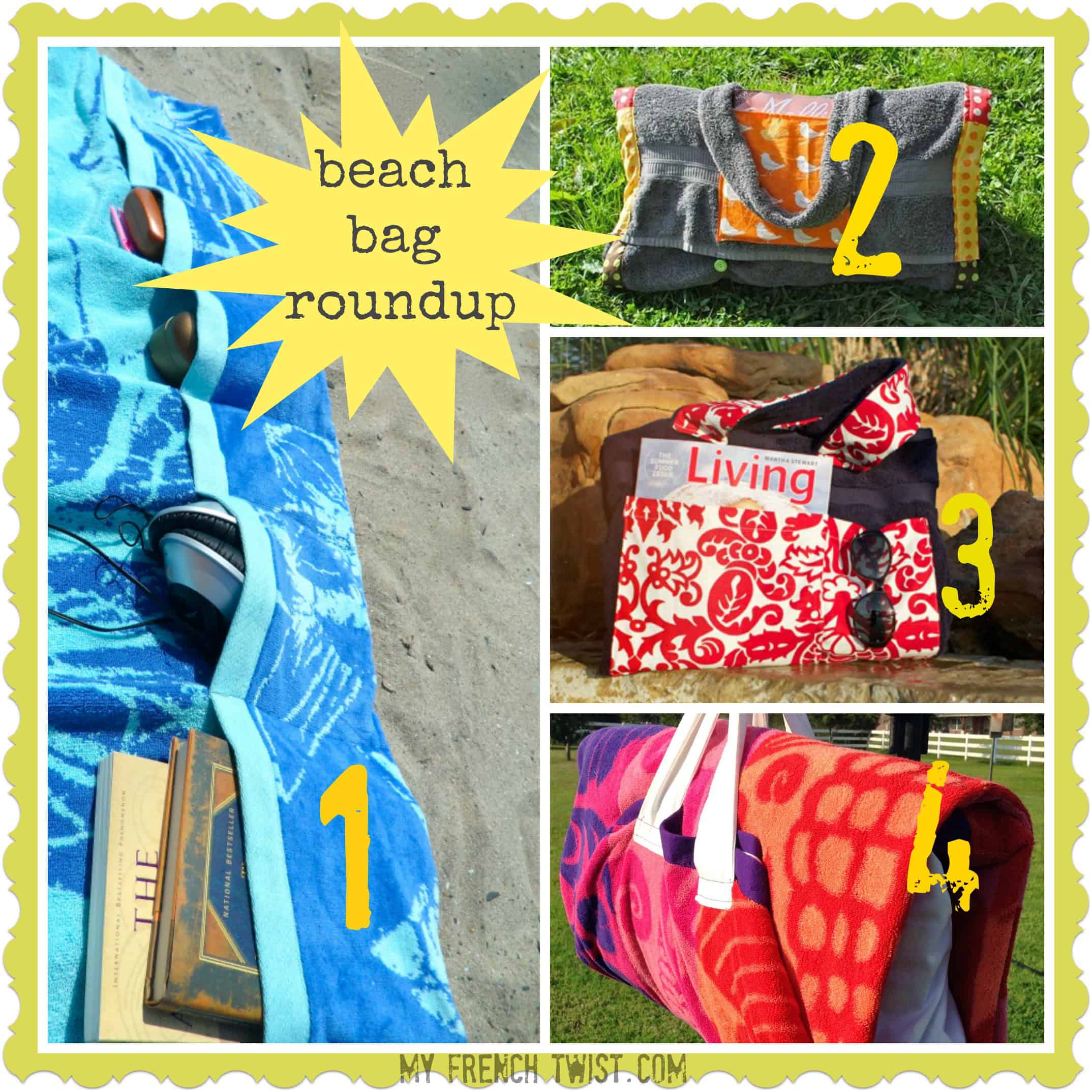 cool beach bag roundups - my french twist