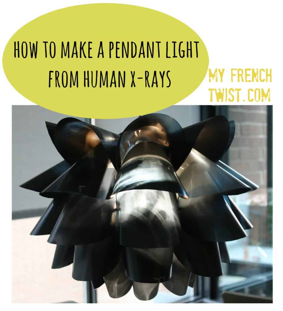 how to make a light from x-rays - my french twist