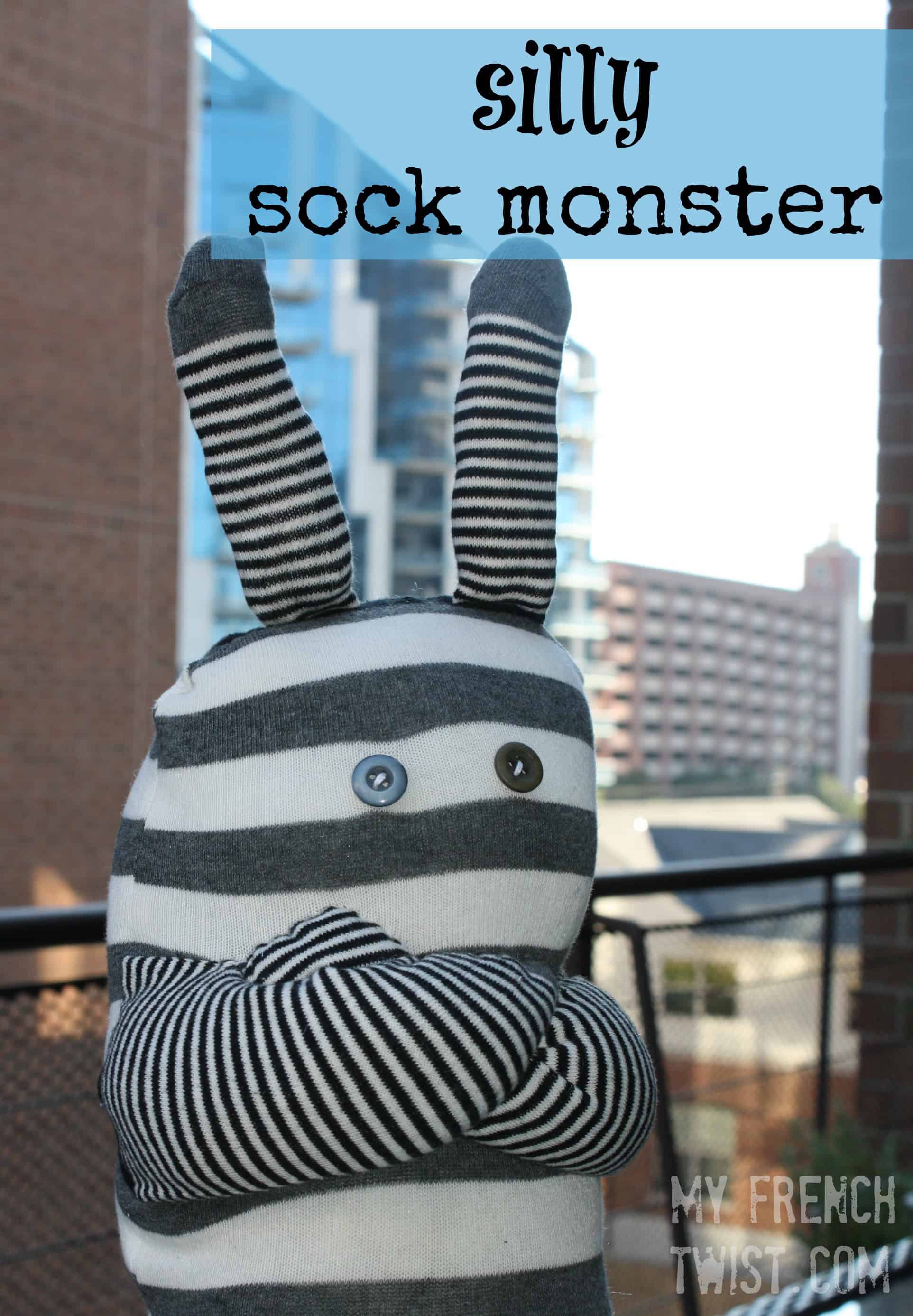 sock monster with myfrenchtwist.com