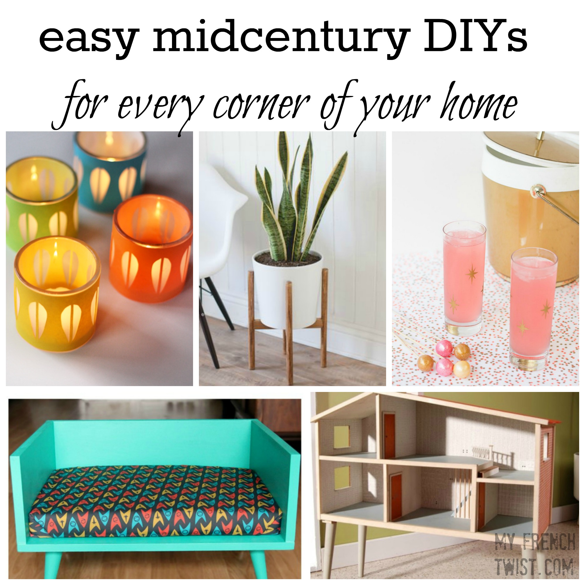 round ups easy midcentury DIYs - myfrenchtwist.com