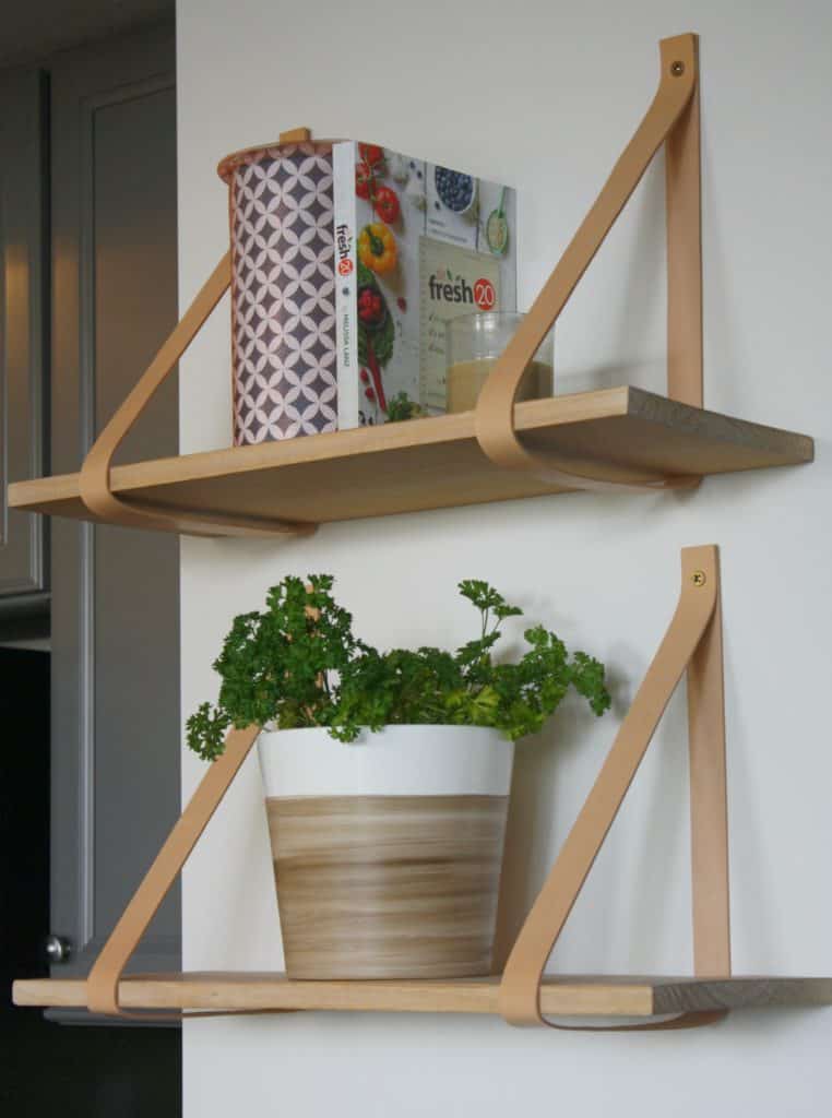 leather strap shelves - myfrenchtwist.com