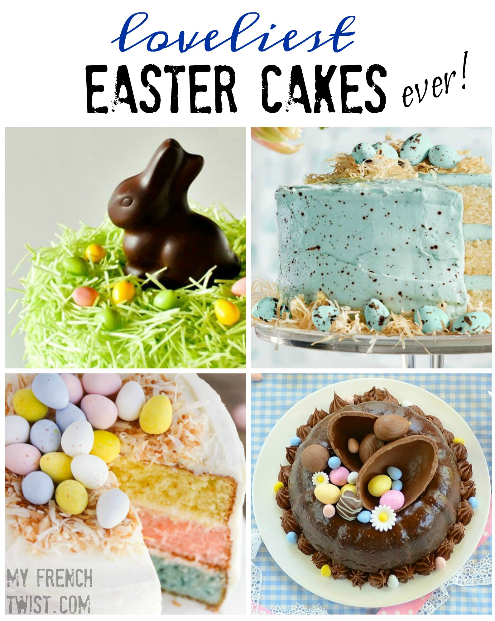 round ups easter cakes - myfrenchtwist.co