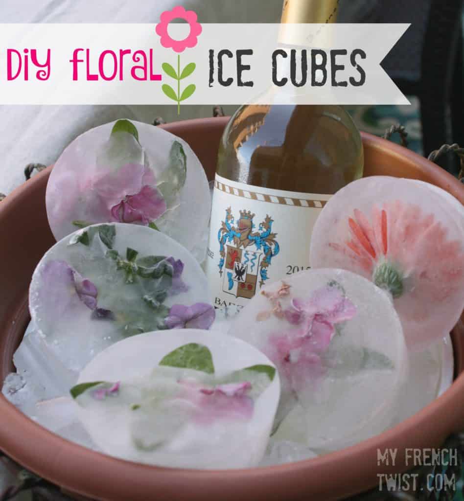 floral ice cubes 