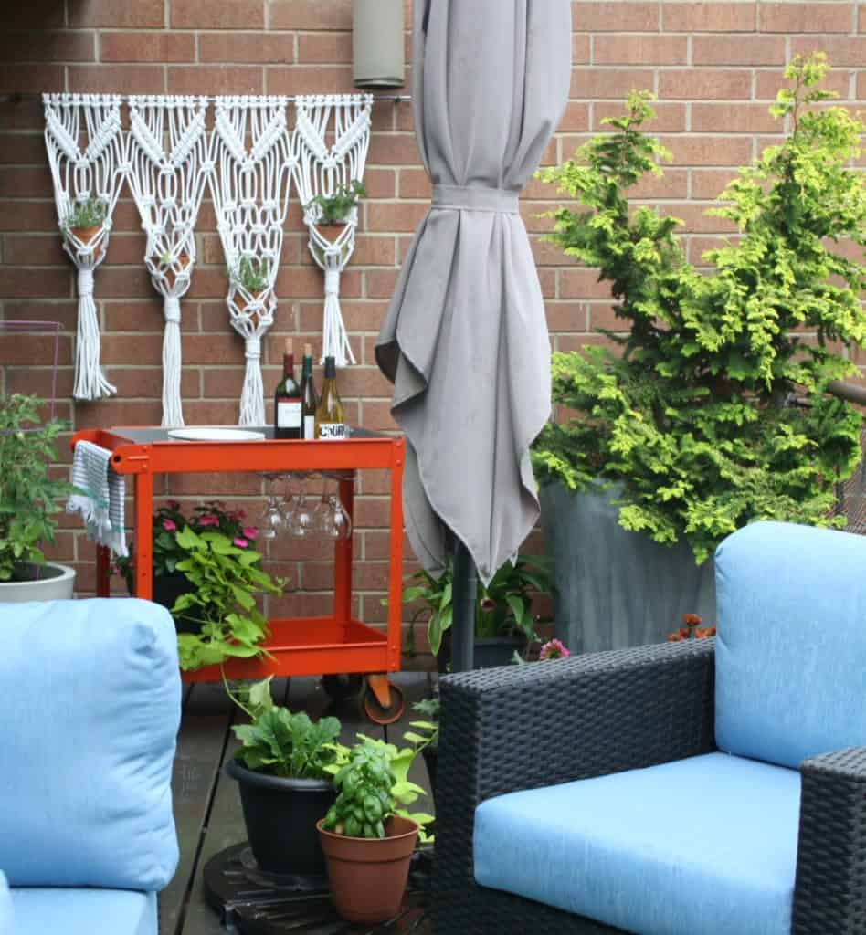 upcycled bar cart - myfrenchtwist.com