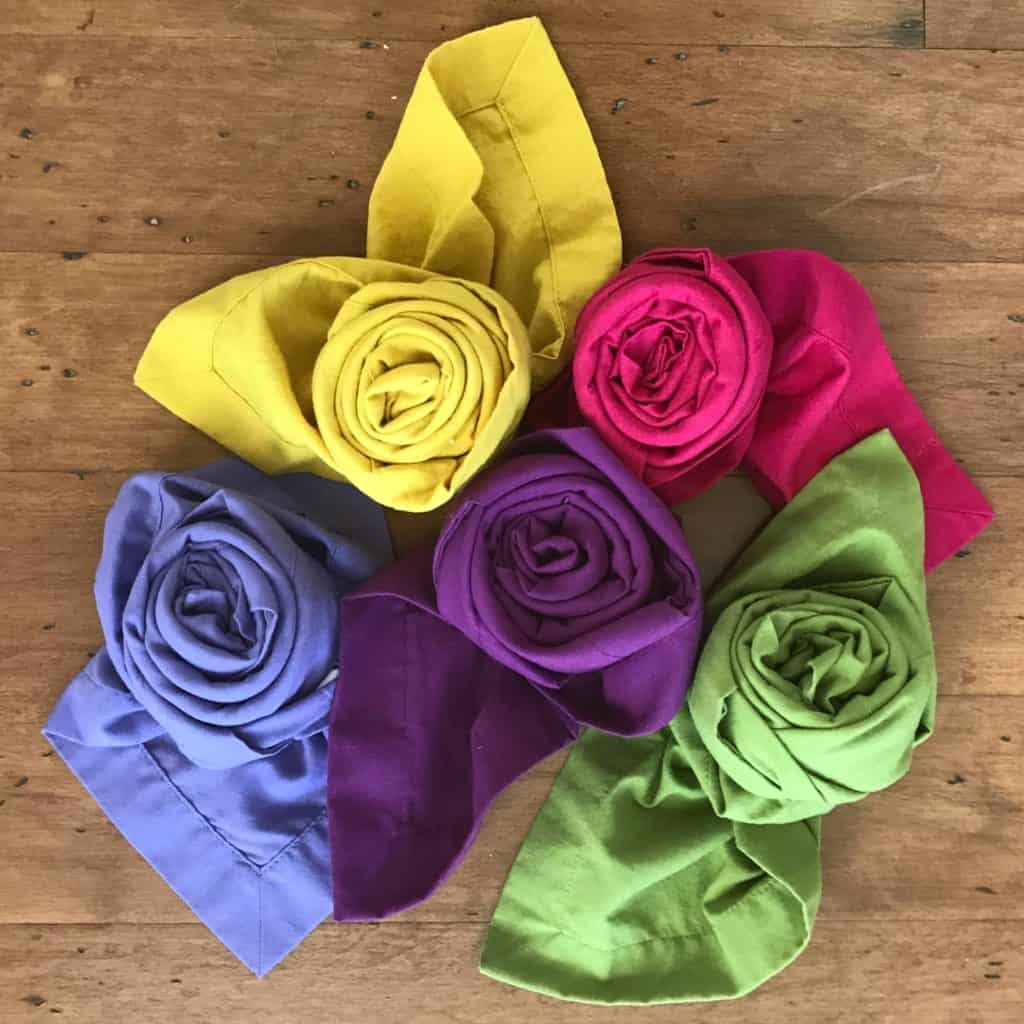 rosebud napkin - myfrenchtwist.com