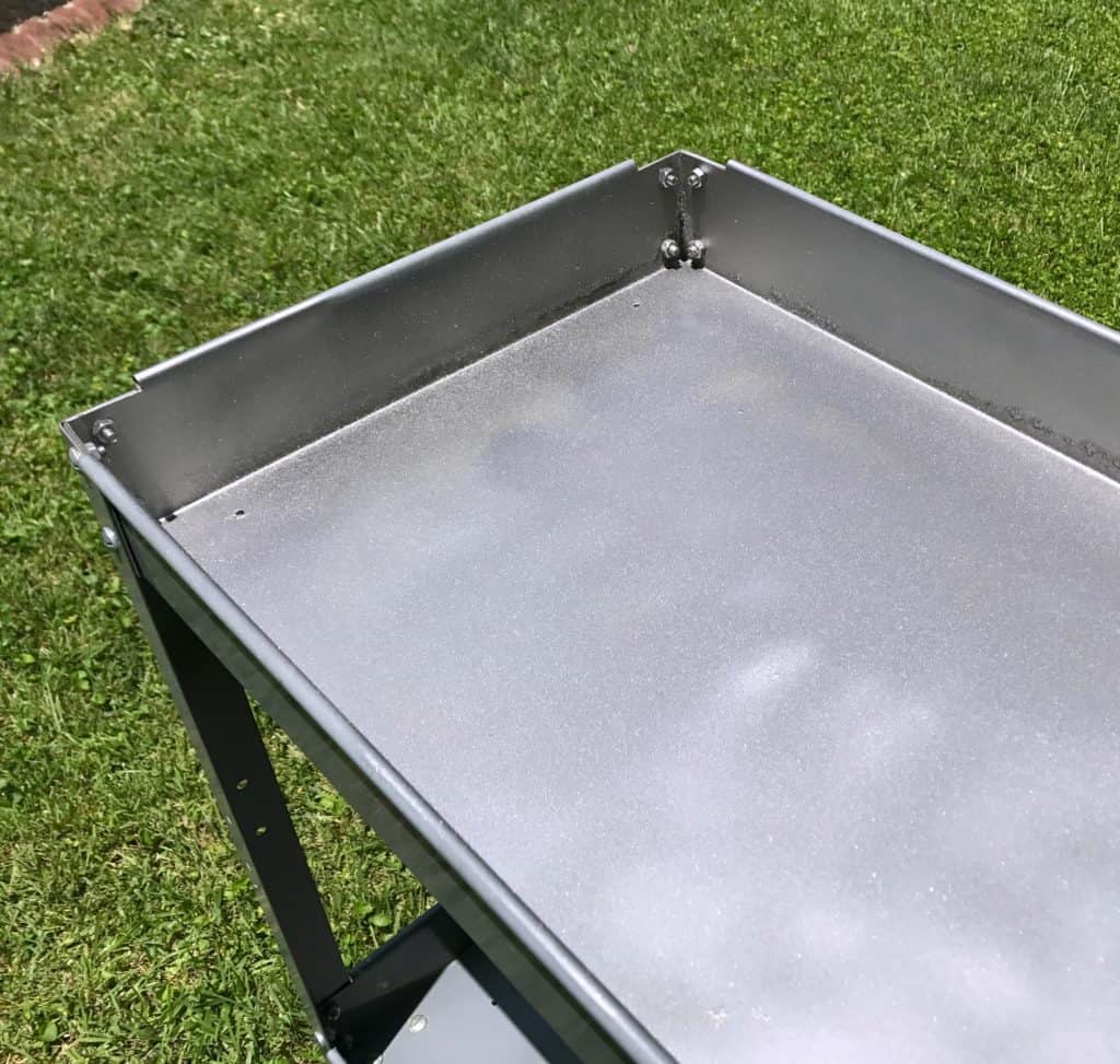 upcycled industrial cart