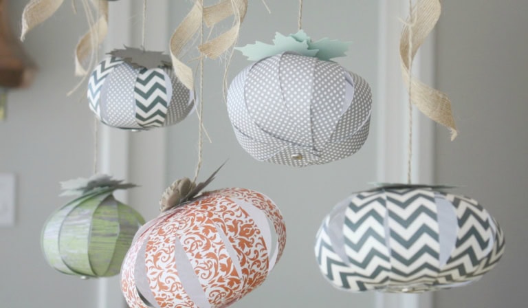 paper pumpkins - myfrenchtwist.com
