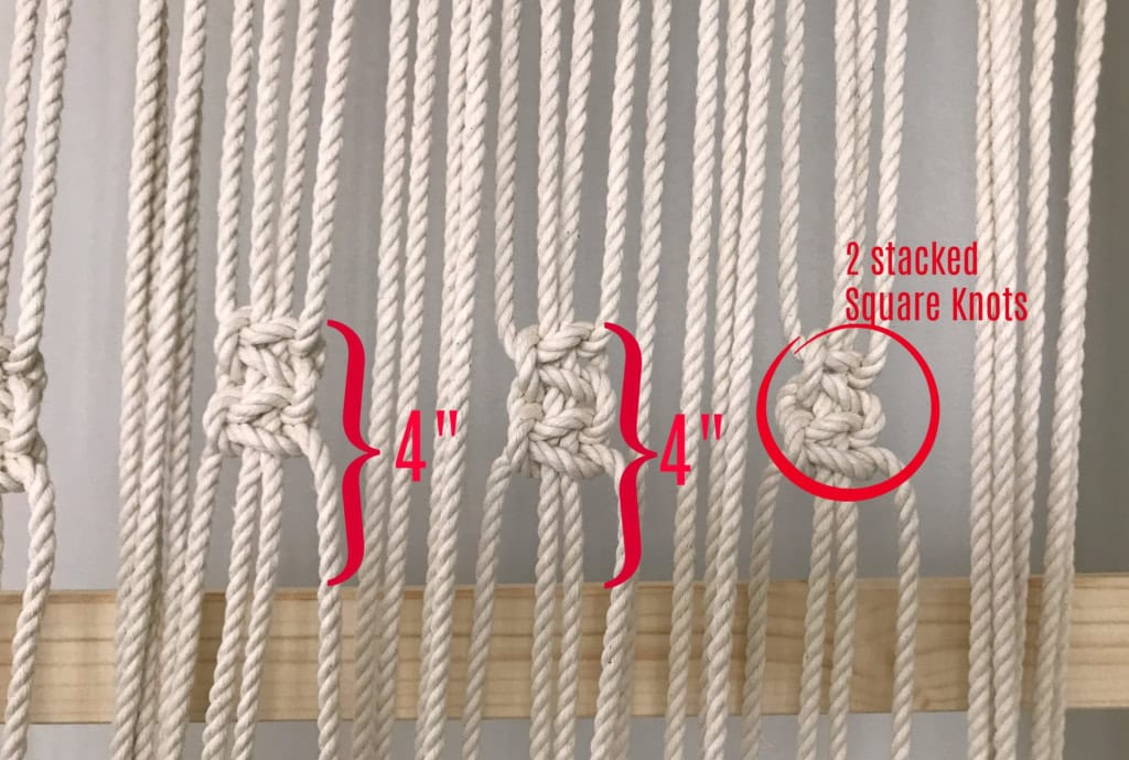 easy macrame folding screen - myfrenchtwist.com