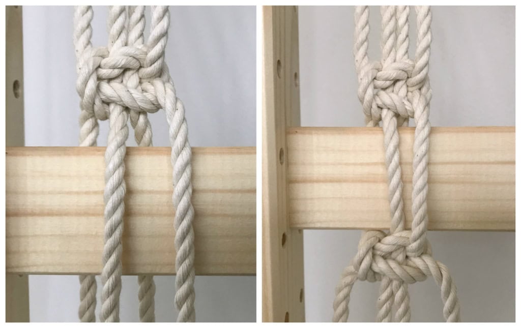 easy macrame folding screen - myfrenchtwist.com