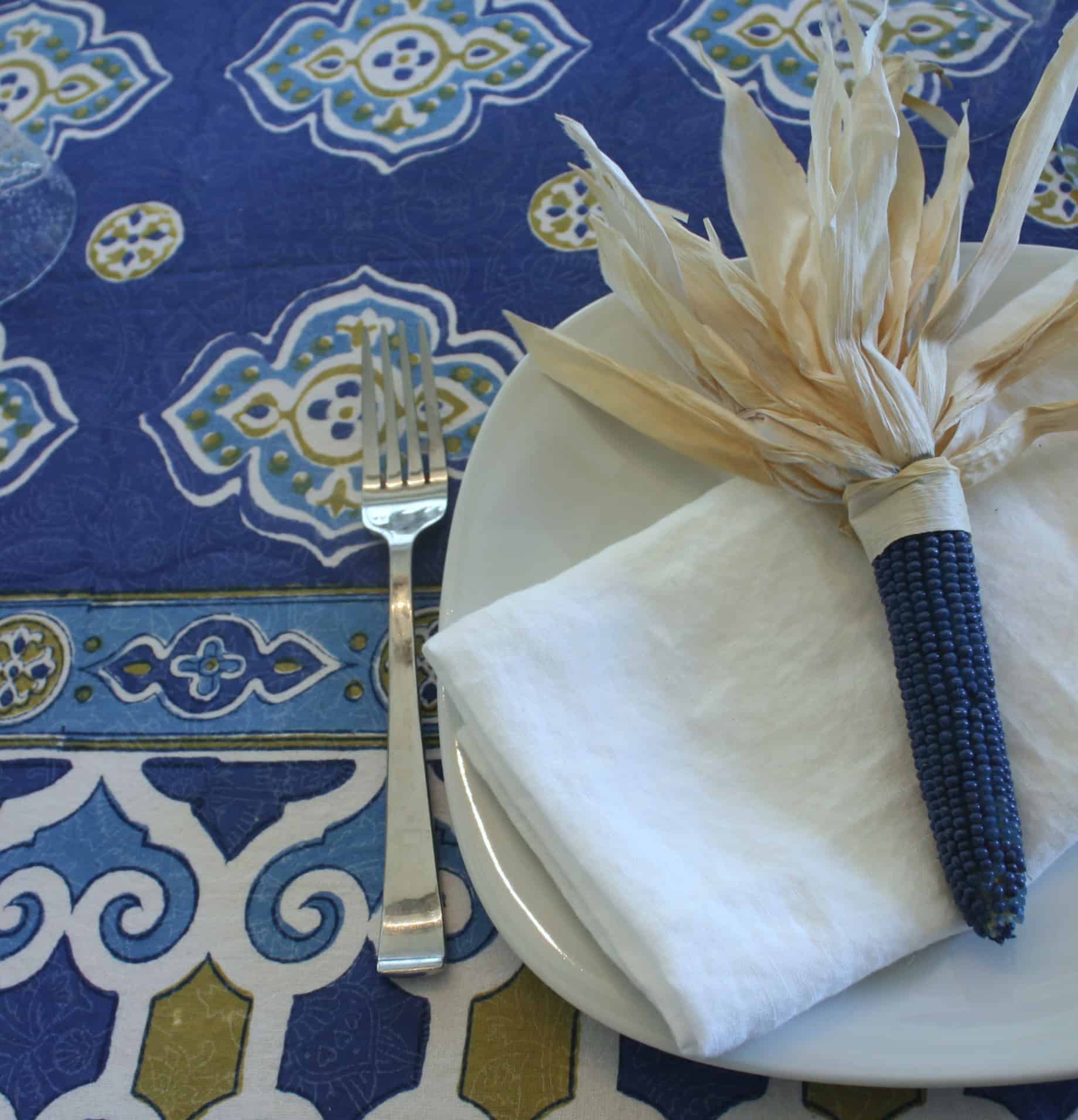 thanksgiving indigo corn - myfrenchtwist.com