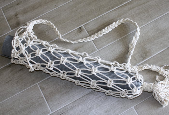 macrame yoga bag - My French Twist