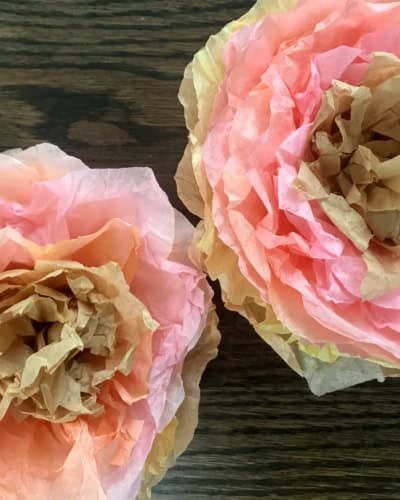 coffee filter flowers