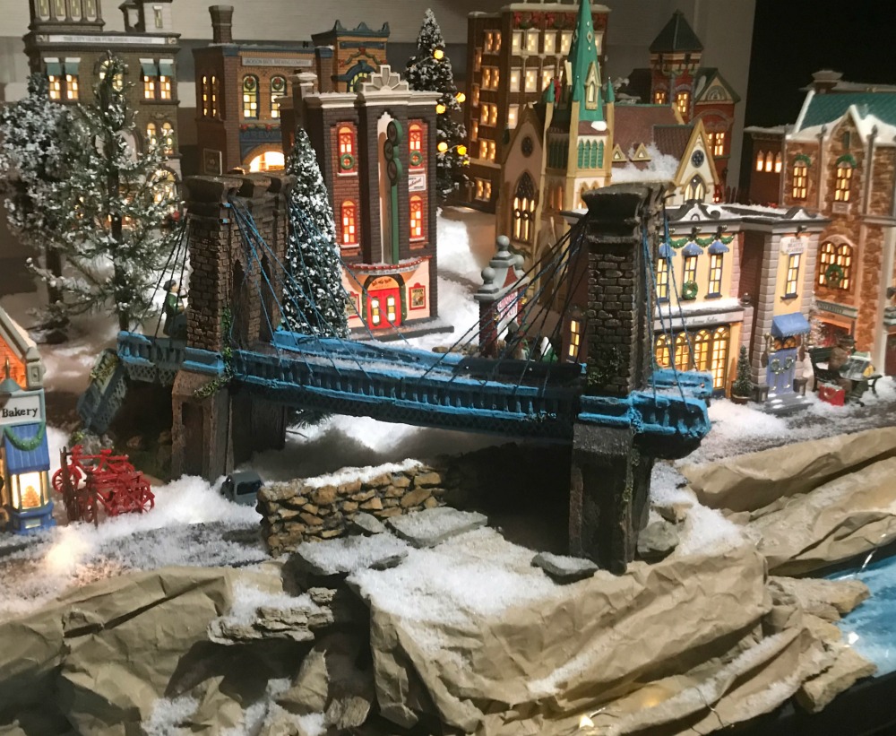 building a christmas village display - My French Twist