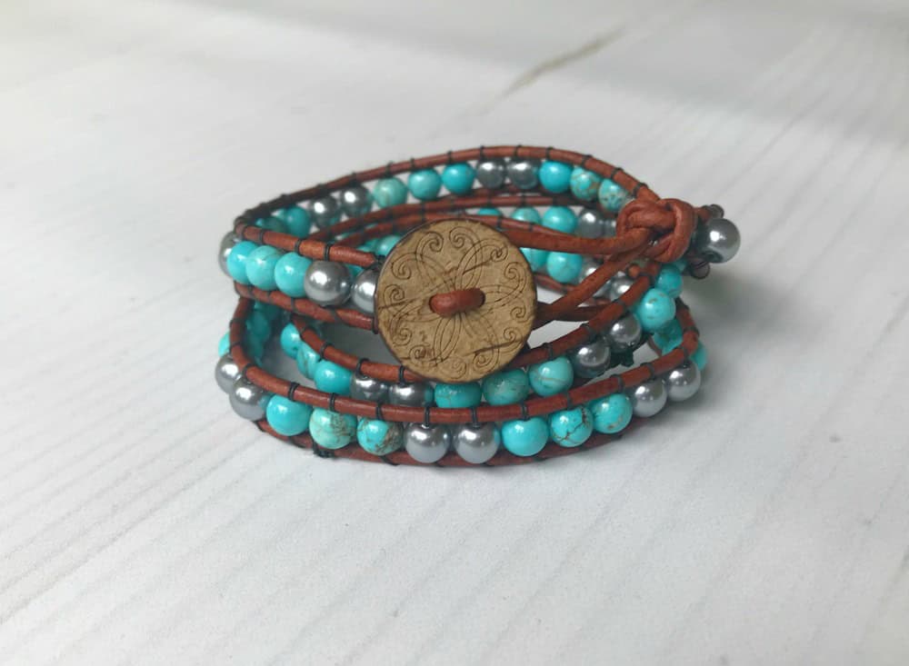 How to Make a Seed Bead Wrap Bracelet in Two Simple Steps