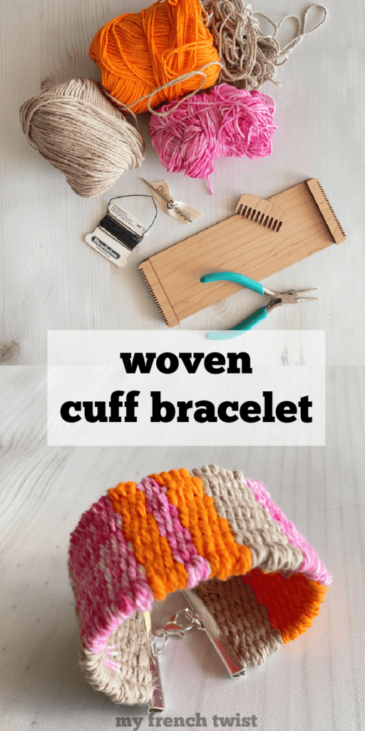 Diy Woven Cuff Bracelet My French Twist