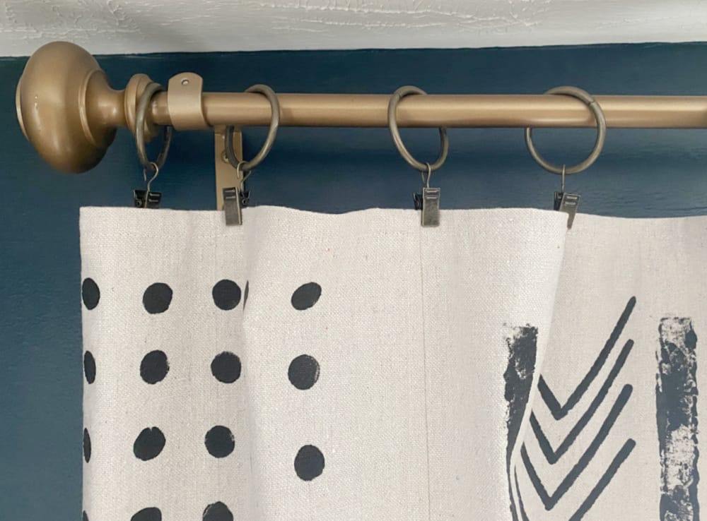 #diymudclothcurtains