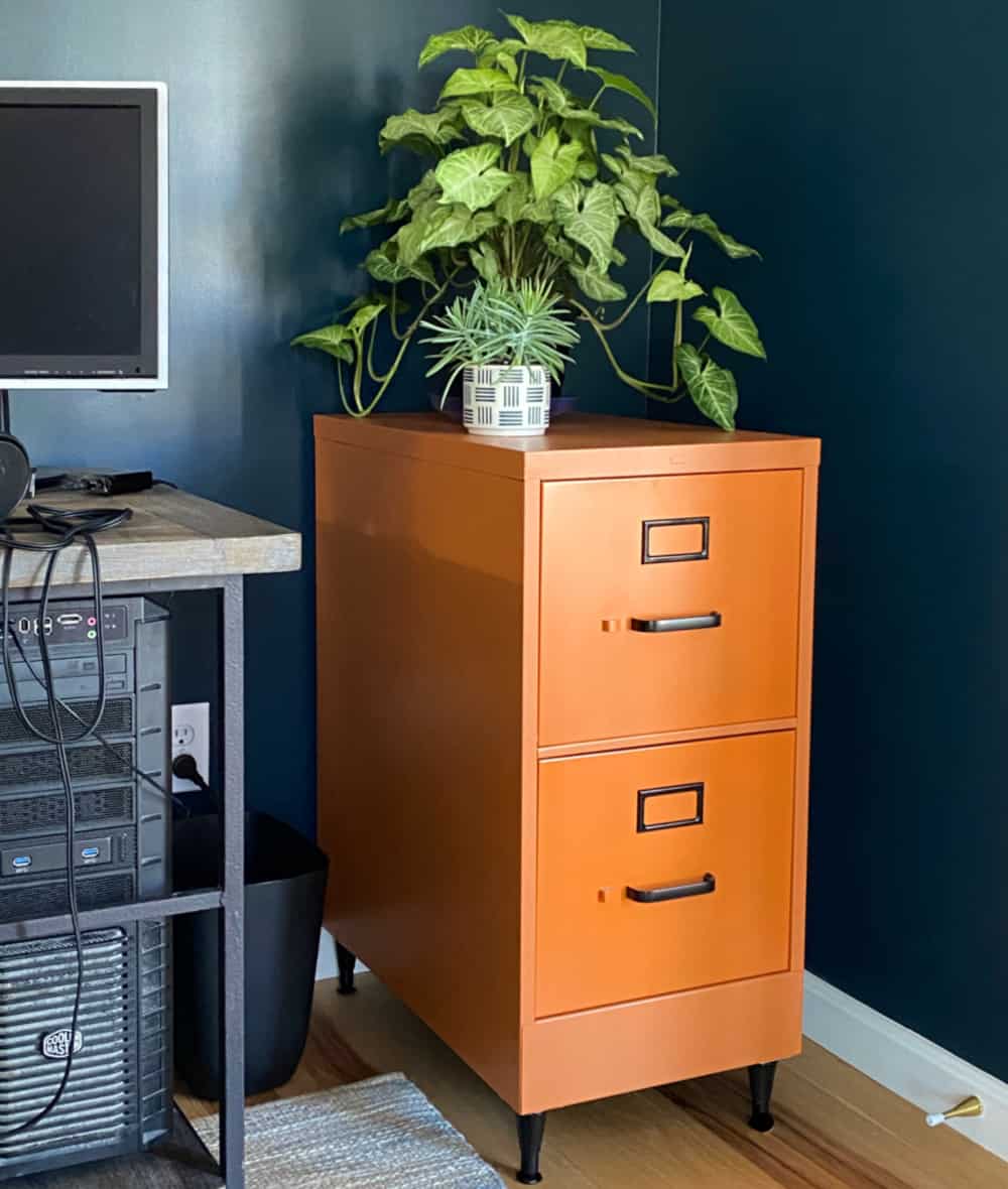 Simple Furniture Makeover + Pretty Shelf and Drawer Liners