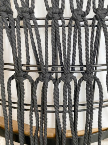 macramé wire basket - My French Twist