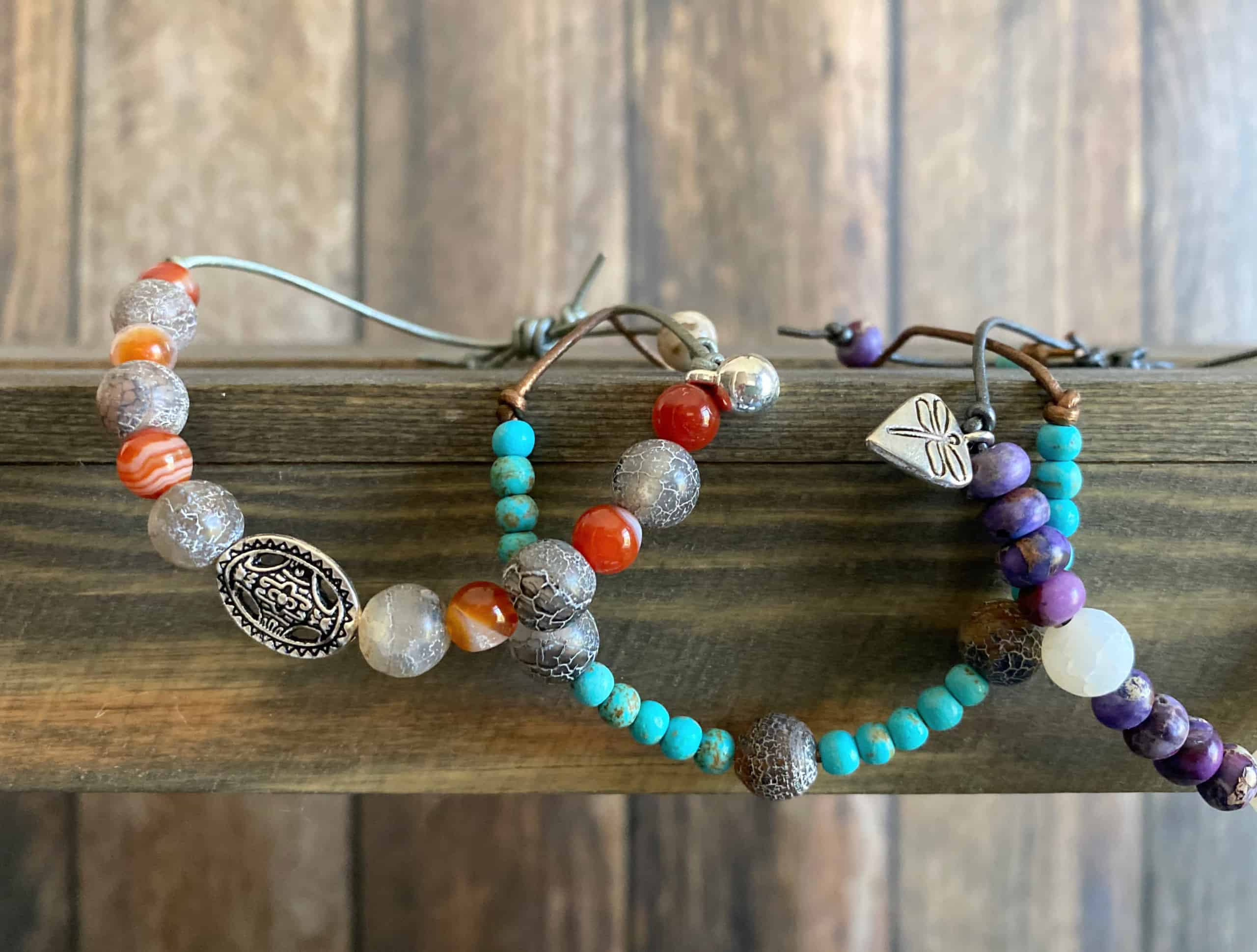 handmade boho bracelets - My French Twist