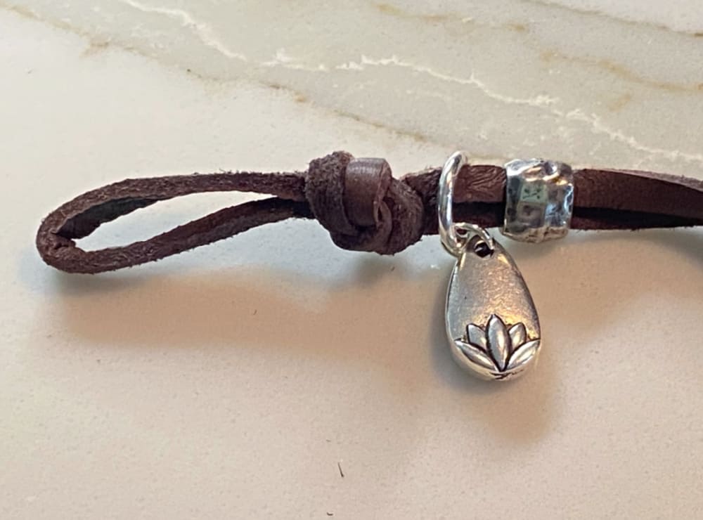 leather wrap necklace - My French Twist