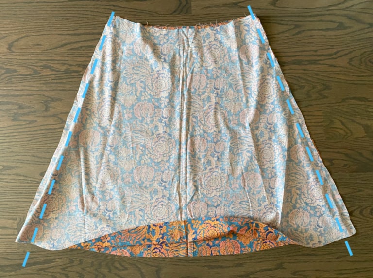 how to sew a simple flirty skirt - My French Twist