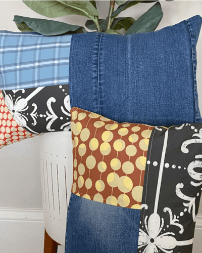 denim pillows